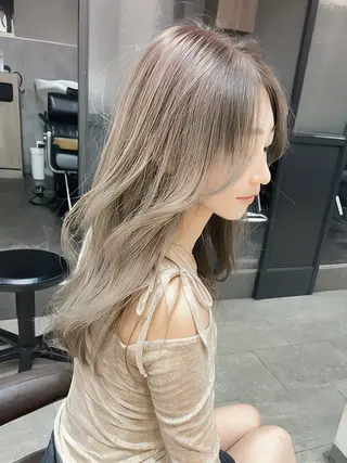 ロング 韓国風レイヤー ショート/犬塚 優介のヘアスタイル