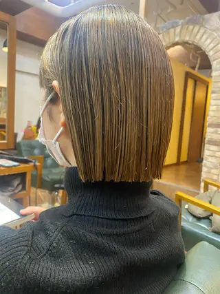 ショート カラー マンツーマン 美容師💚コウブチのヘアスタイル