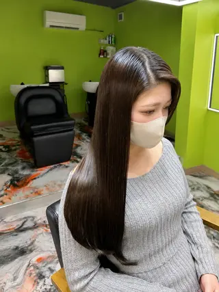 ロング 湘南台ORCO 店長 ✨RYUのヘアスタイル
