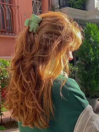 ロング カラー パーマ ヘアアレンジ 🌼似合わせのプロ 心斎橋/rena🌼のマツエク・マツパデザイン