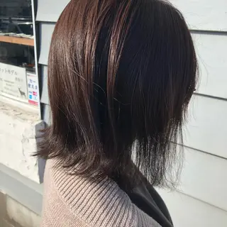 ミディアム カラー 佐藤 悠生 メンズパーマ.カットのヘアスタイル