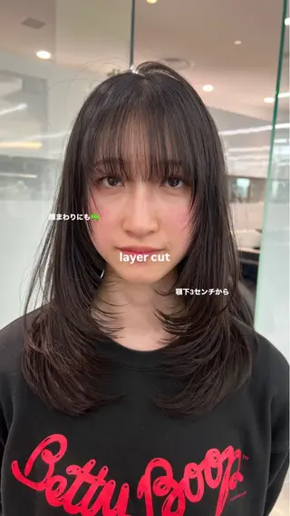 ロング レイヤー特化/渋谷 rinのヘアスタイル