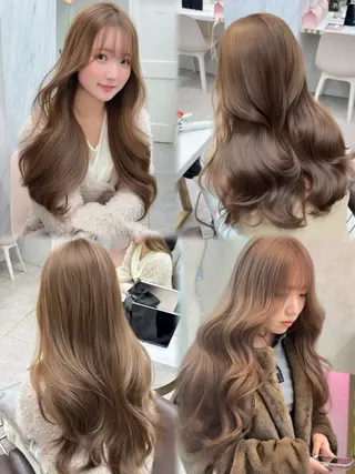 ロング カラー レイヤーダブルカラー KYONのヘアスタイル