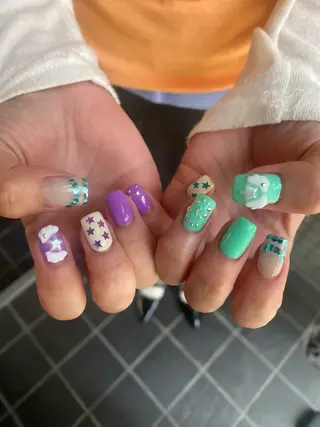 ネイル nano/きもかわ nail🐬🫧のネイルデザイン