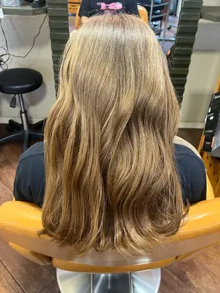 ロング カラー 奥田 勝亮のヘアスタイル
