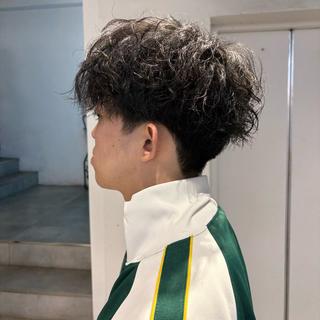 メンズ 透明感カラー/メンズ カットりこ🖤のヘアスタイル