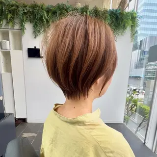 ショート カラー お悩み解決ショート/ 似合わせカット/といのヘアスタイル