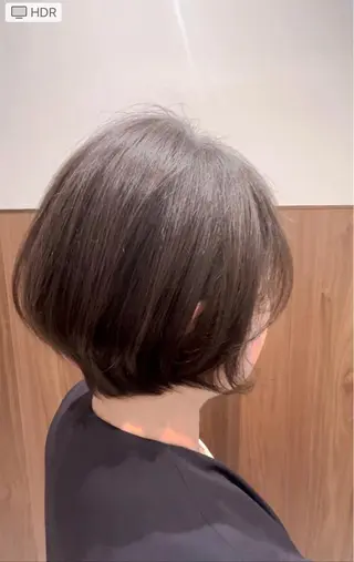 ショート カラー 脱白髪染め setsucoのヘアスタイル