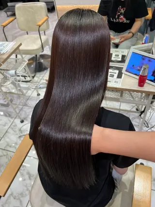 ロング 酸性ストレート人気 No,1/カスミ🩰のヘアスタイル