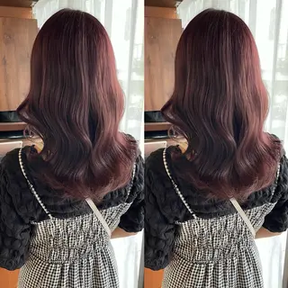 セミロング カラー ブリーチなしカラー kana🐱のヘアスタイル
