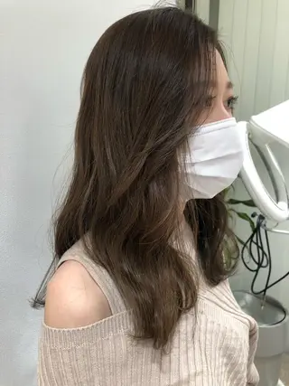 ロング 似合わせカット 迫留由弥のヘアスタイル