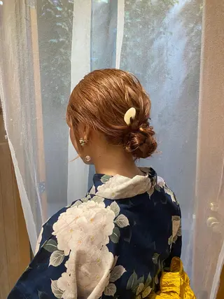 ヘアアレンジ 🎗️【ヘアセット 美眉】吉川玲🎗️のヘアスタイル
