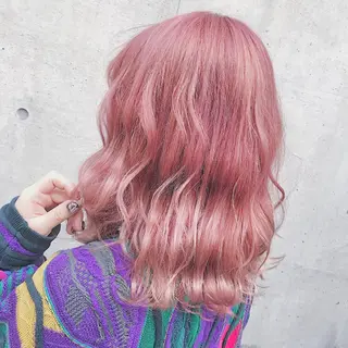 ミディアム カラー ヘアアレンジ メンズ キッズ ブリーチの髪様 MASATOのヘアスタイル