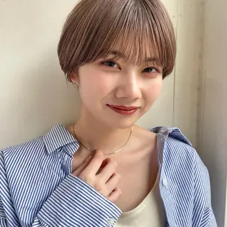 ショート カラー ✨👑お洒落ショート ❣️村上せいな✨のヘアスタイル