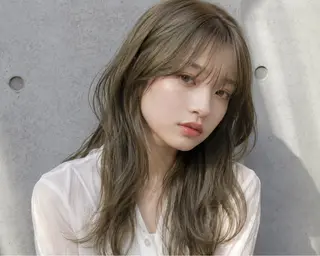 ロング カラー ✨髪質改善カラー✨ ストレート☔脇田のヘアスタイル