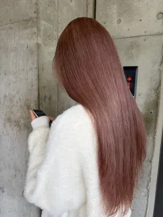 ロング カラー 透明感/ブリーチ/ 髪質改善💛miuのヘアスタイル