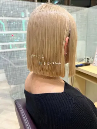 ショート 加納千華 /ボブ/ぱつっとボブのヘアスタイル