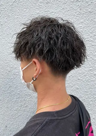 ショート パーマ メンズ 矢部 海斗のヘアスタイル