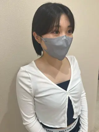 ショート カラー 外国人対応 佐久間のヘアスタイル