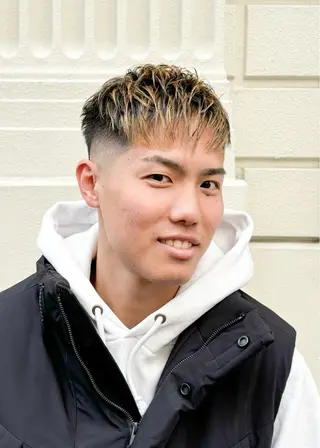ショート カラー メンズ 三宮メンズカット ヨシイッキのヘアスタイル