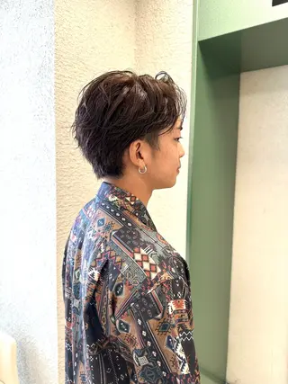 メンズ 岡田 和馬のヘアスタイル