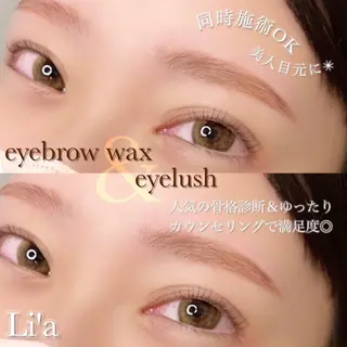 アイブロウ Li'a-eyes- 🩵のマツエク・マツパデザイン