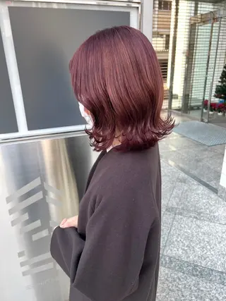 ロング カラー NANO/ ブリーチ×レイヤーのヘアスタイル