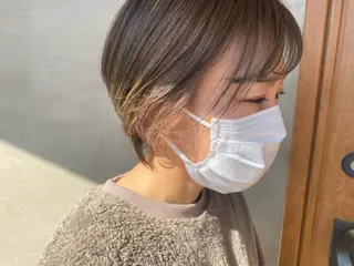 ショート カラー 柔らかカラー🥛 mayucoのヘアスタイル