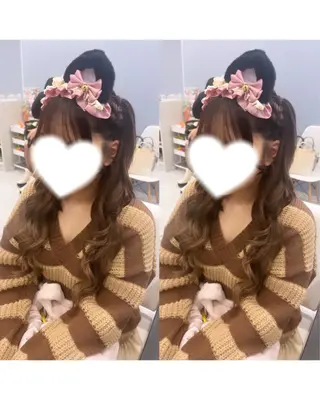 ロング 岡本 葵朱花のヘアスタイル