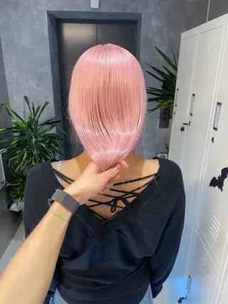 ロング カラー ピンク🎀/ベージ ュ🧸🥞/ユウキのヘアスタイル