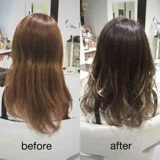 セミロング カラー 【 DIPTH 】 代表コウキ🥇のヘアスタイル
