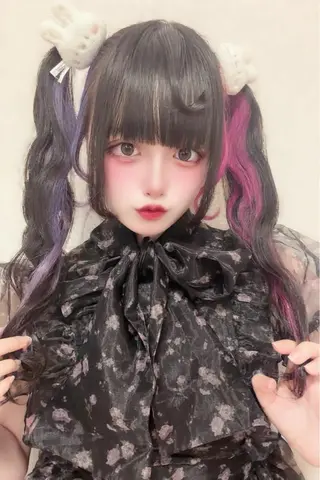 ロング カラー 福西 洋斗のヘアスタイル