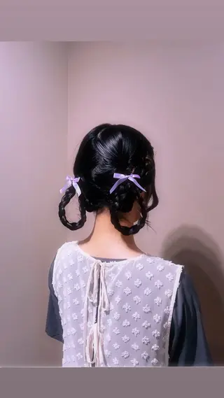 ヘアアレンジ wool TOKYO ありさのヘアスタイル