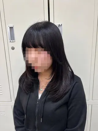 ミディアム カット￥1100 🎀Yuri︎のヘアスタイル