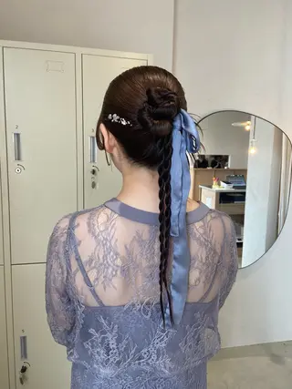 ロング 石川 瑠琉のヘアスタイル