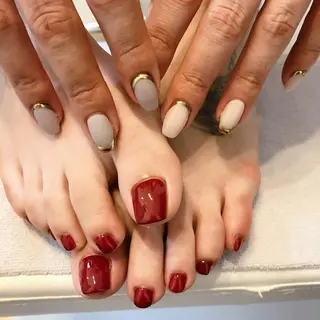ネイル nail salon ラピスラズリのネイルデザイン