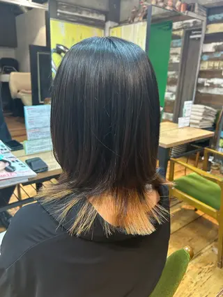 セミロング 三浦義久/仙台/ レイヤーカットのヘアスタイル