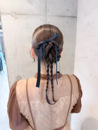 ヘアアレンジ はやしほのか| マンツーマン美容師のヘアスタイル