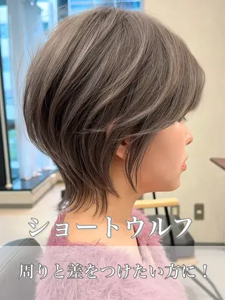 ショート カラー ⭐️銀座/ショート/ 艶カラー/りょうがのヘアスタイル