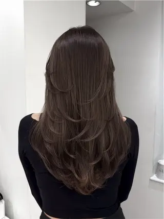 ロング 韓国ヘア×2way 🇰🇷和知拓郎のヘアスタイル