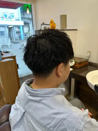 ショート メンズ 髪質改善特化美容師 酸性ストレート近藤俊のヘアスタイル
