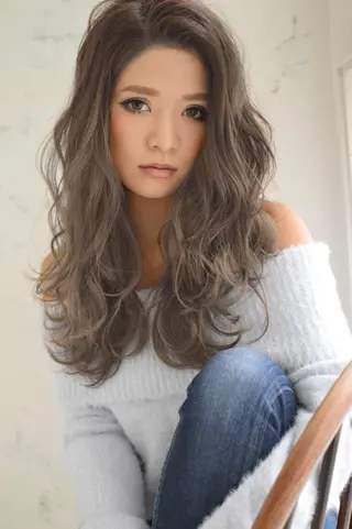 ロング カラー Beach 代表 KENTAのヘアスタイル