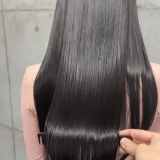 ロング 【渋谷で人気】艶髪× 髪質改善/ツヤカラーのヘアスタイル