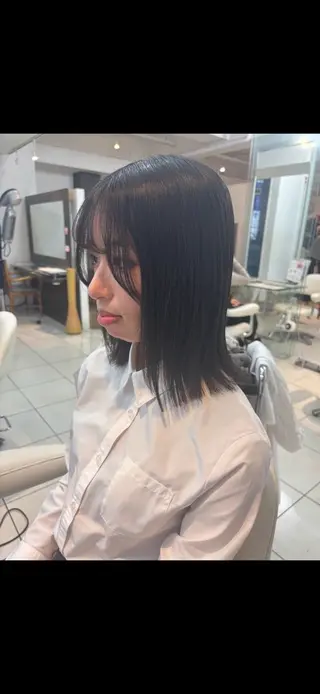 ミディアム 横須賀中央人気カラー /くるみ🎀🤍のヘアスタイル