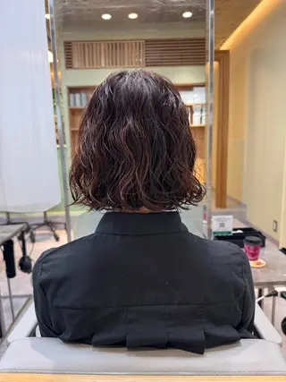 ショート パーマ KOHNO/ザクザク レイヤーとハッシュCのヘアスタイル