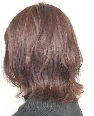 ミディアム カラー 石井 静のヘアスタイル