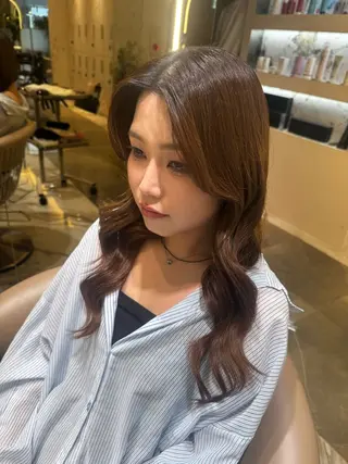 セミロング 清楚ギャルの女王👑 めい🩶🩶のヘアスタイル