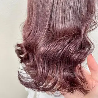 ミディアム パーマ ヘアアレンジ 💕上野美容師☁ ブリーチ💖サワのヘアスタイル