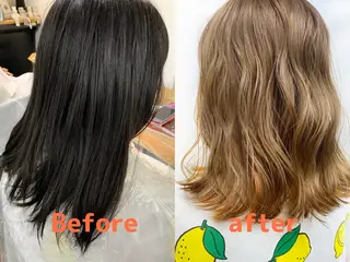 ミディアム 初めてでも失敗しない 透明感カラー　Miiのヘアスタイル
