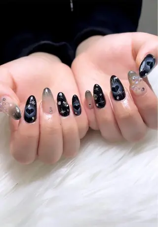 ロング ネイル BELLUNA Mizuki❤︎のネイルデザイン